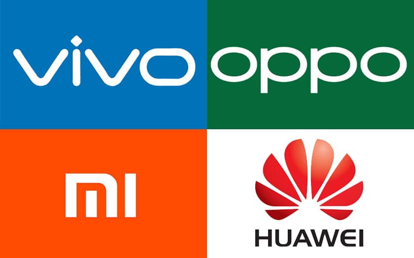 Vivo-Oppo-Xiaomi-Huawei