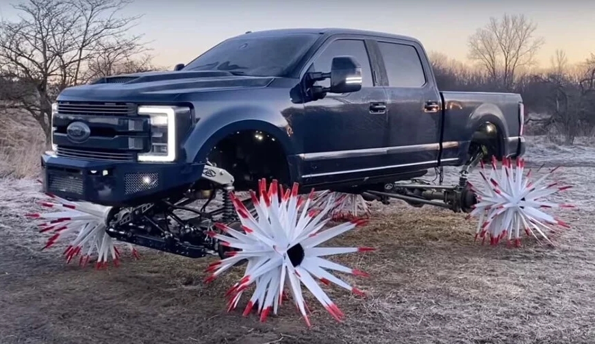 Bir Youtuber'ın Tasarladığı, Ford F-350 Tekerlekleri Oldukça İlgi Çekti