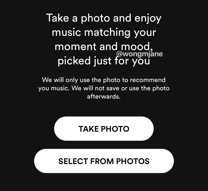 Spotify, Çektiğiniz Fotoğraflara Göre Müzik Önerebilir