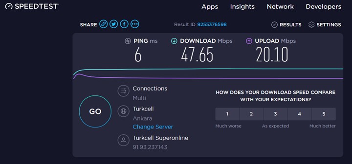 Turkcell Superonline Upload Hızını 20 Mbps'e Çıkardı!