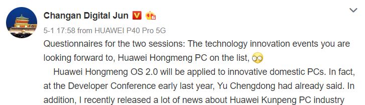 Huawei Bilgisayarlar Kunpeng İşlemci ve HarmonyOS 2.0 İle Gelecek