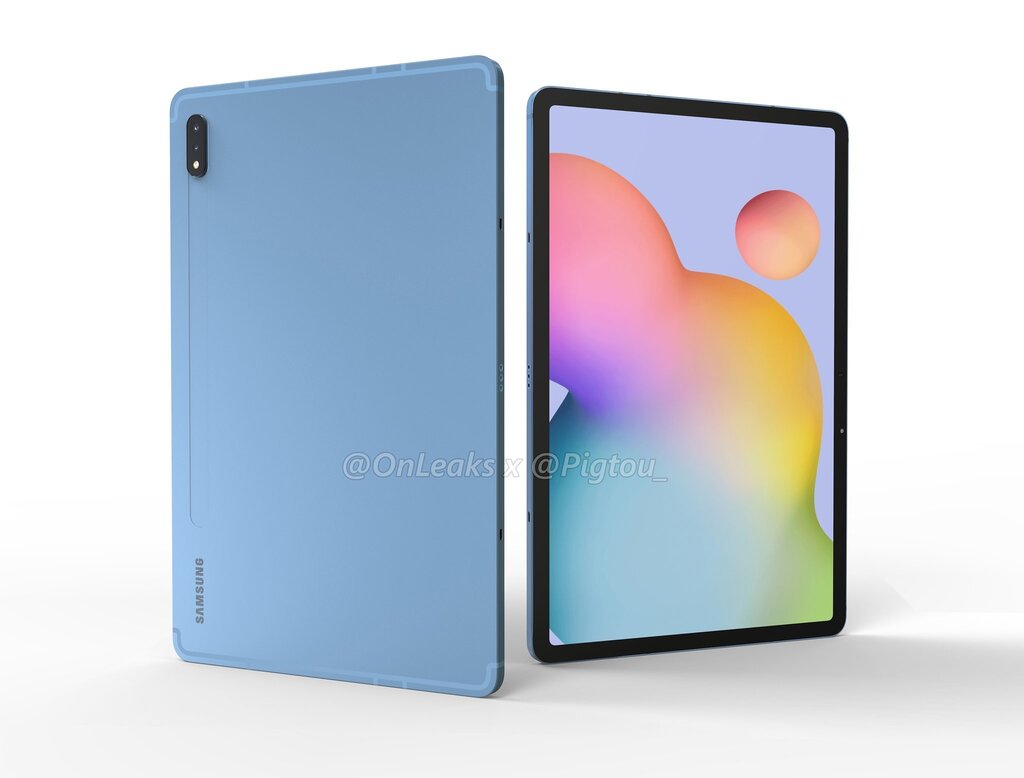 Galaxy Tab S7 Tablet Modelinin Render Görüntüleri Sızdırıldı