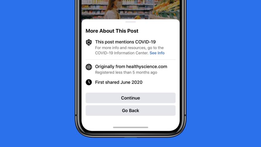 Facebook Artık COVID-19 Makalelerini Paylaşmadan Önce Uyarıyor