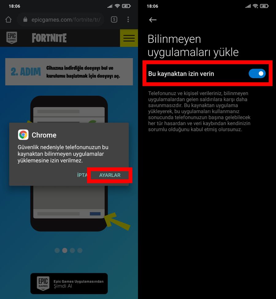 Google Play Store Olmadan Android Telefona Fortnite Nasıl İndirilir?